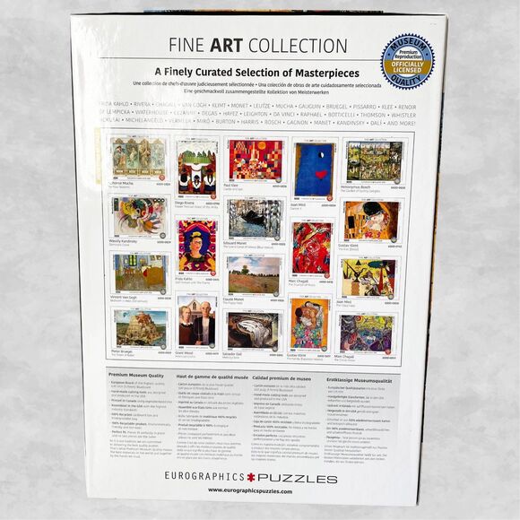 Van Gogh Cafe Terrace at Night Eurographics 1000 Piece Puzzle - Complete - Picture 7 of 7